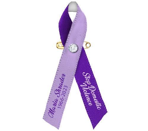 Domestic Violence Ribbons, Purple Domestic Violence Ribbon