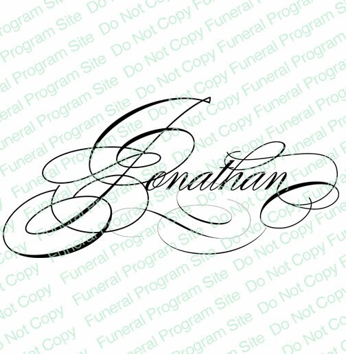 jonathan name design