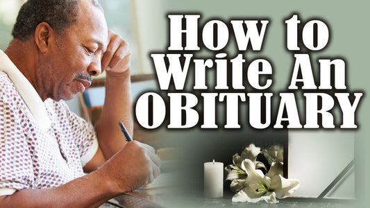 how to write an obituary