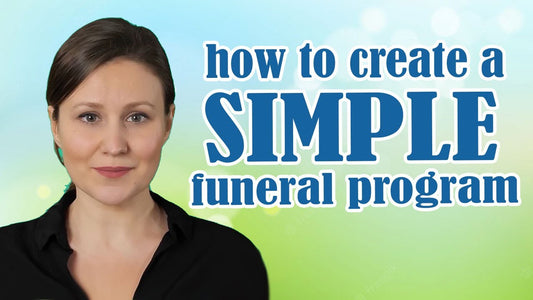 making simple funeral programs