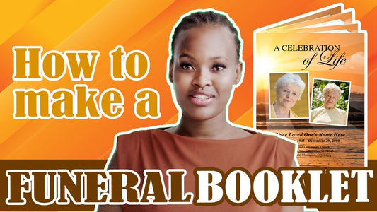 how to make funeral booklets