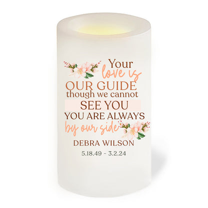 Your Love Personalized Flameless LED Memorial Candle