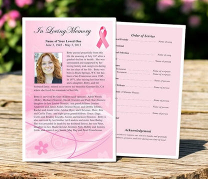 Awareness Funeral Flyer Template