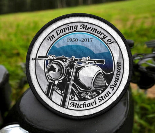 Classic Rider In Loving Memory Of Patch - Funeral Program - Site Funeral Programs & Templates