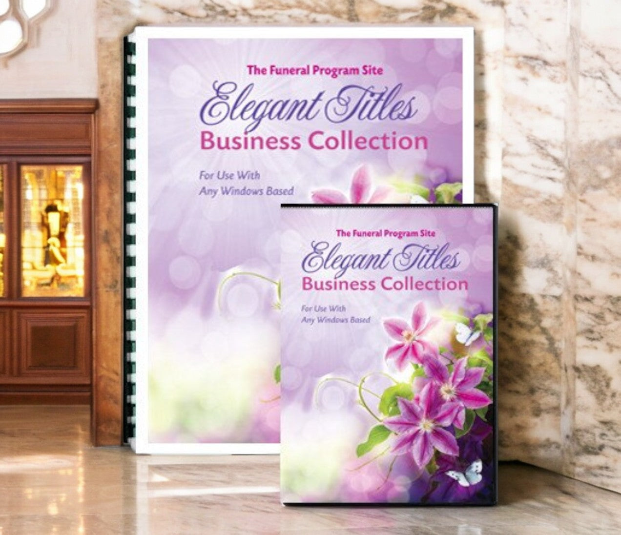 Elegant Funeral Program Titles Word Art Pak