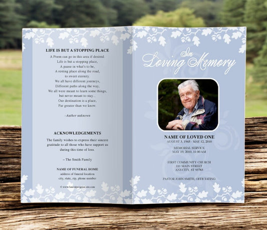 Allegro Funeral Program Template