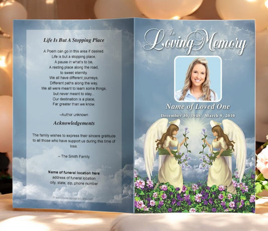 Morningstar Funeral Program Template