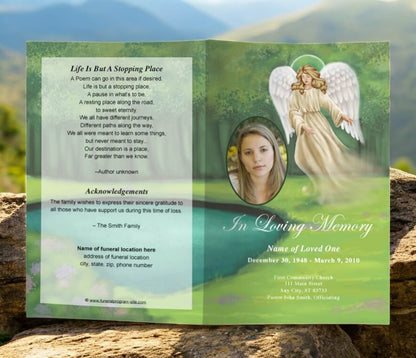 Spirit Funeral Program Template