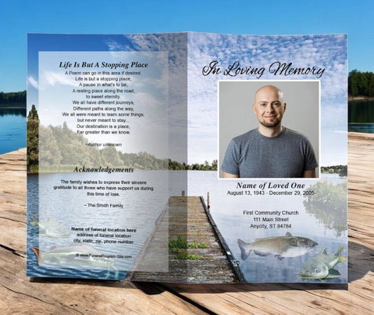 Catfish Funeral Program Template