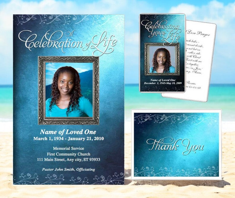 Funeral Stationery Templates Set - Devotion