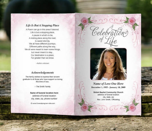 Lovely Funeral Program Template