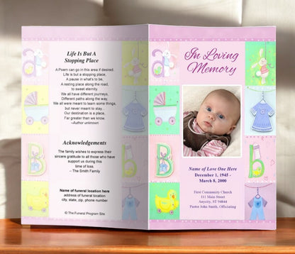 Darling Funeral Program Template