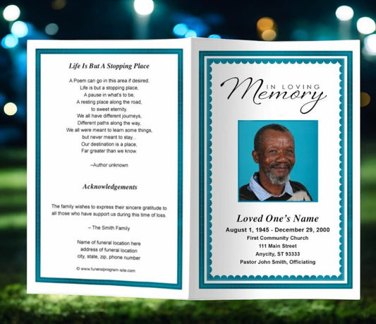 Gallant Funeral Program Template