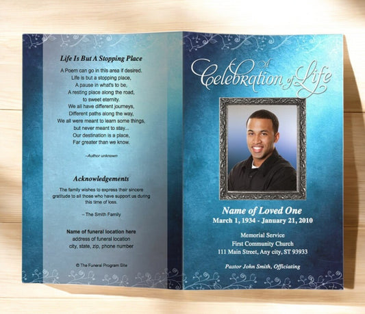 Devotion Funeral Program Template