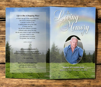 Promise Funeral Program Template