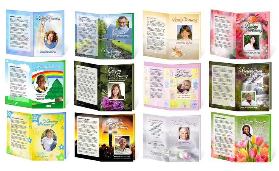 Essentials Funeral Program Software Package.