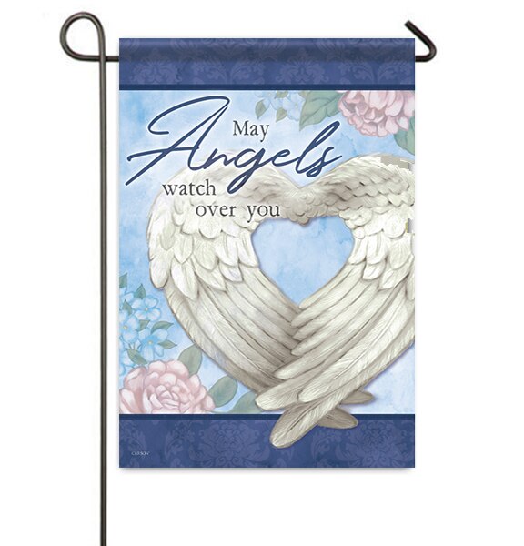 Angels Watch Over You Memorial Garden Flag.