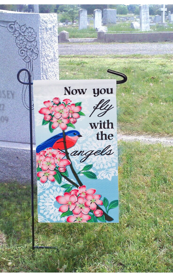 Beautiful Memories Garden or Cemetery Flag.