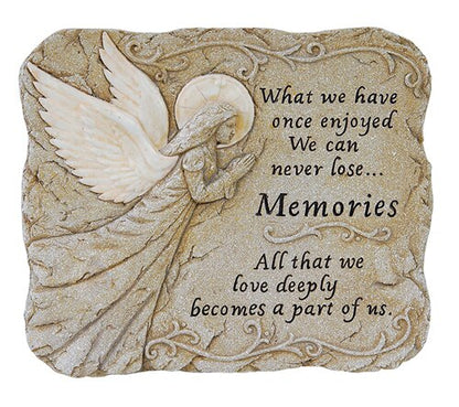 Personalized Memories Memorial Garden Stone.