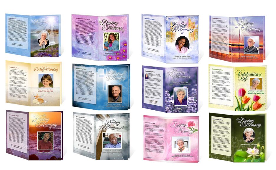 Essentials Funeral Program Software Package.