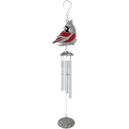 Memorial Wind Chime Pewter Cardinal.