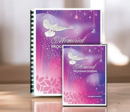 Business 60 BiFold Funeral Program Software Package