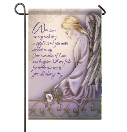 Angel Arms Cemetery Memorial Garden Flag