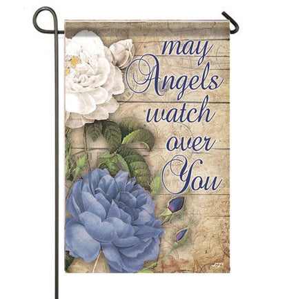 Angels Watch Over You Garden or Cemetery Flag