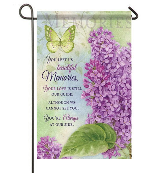 Beautiful Memories Garden or Cemetery Flag