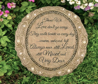 Personalized Those We Love Memorial Garden Stepping Stone