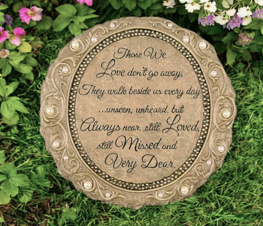 Personalized Those We Love Memorial Garden Stepping Stone