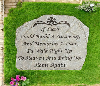 Personalized Build A Stairway Memorial Garden Stepping Stone