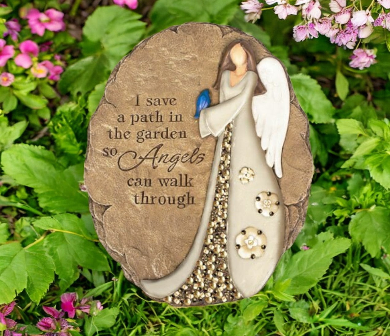 Personalized Angel Path Memorial Garden Stone