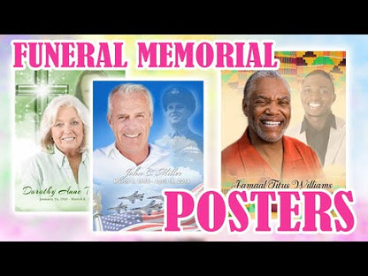 Beads Funeral Memorial Poster Portrait