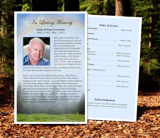 Promise Funeral Flyer Template