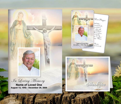 Funeral Stationery Templates Set - Vision