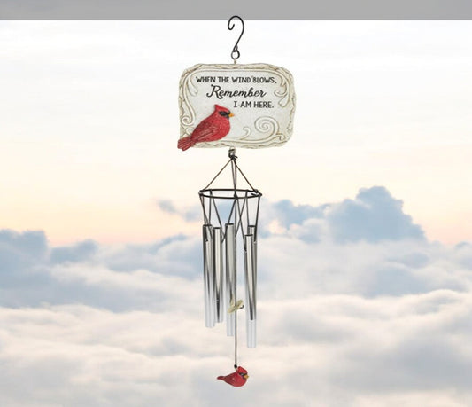 When The Wind Blows Garden Memorial Wind Chime - The Funeral Program Site