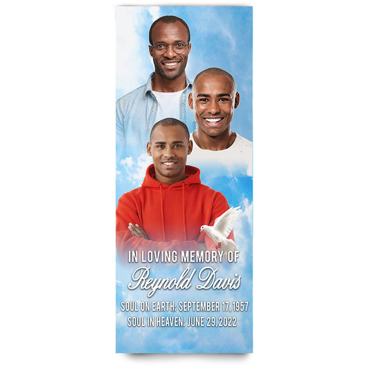 Funeral Banner 24 x 60 - Blue Skies