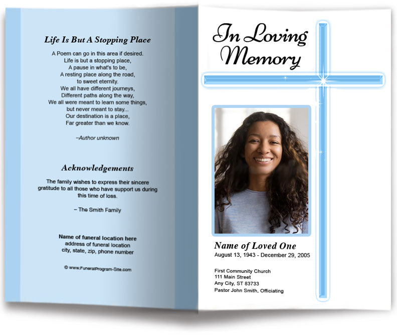 DIY Funeral Program Templates – Funeral Program-Site Funeral Programs ...