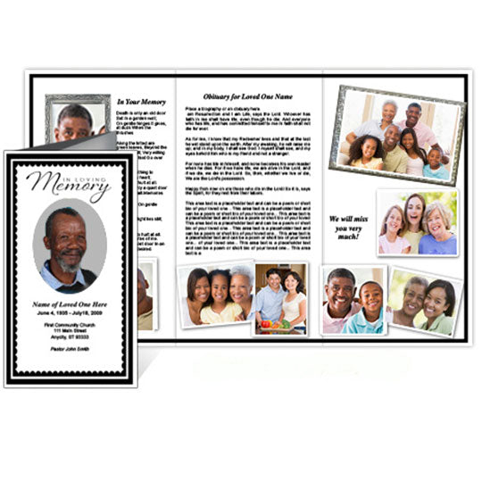 Gallant Trifold Funeral Brochure Template – Funeral Program-Site ...