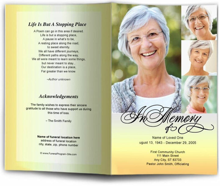 Funeral Program Site Templates & Memorials – Funeral Program-site 