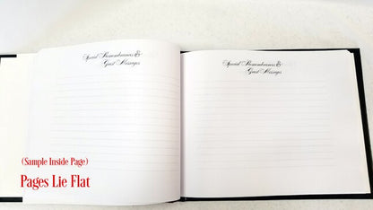 Ambassador Linen Memorial Funeral Guest Book.