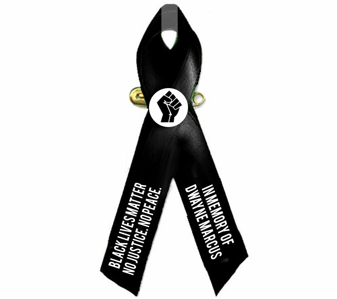 Black Lives Matter Ribbon - Pack of 10.