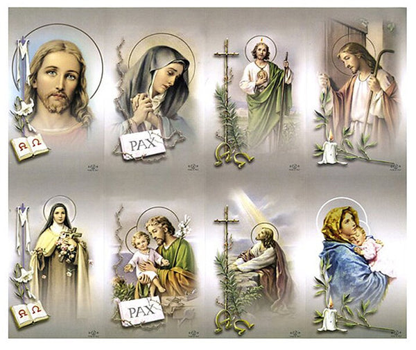 Catholic Funeral Mass Cards Assorted Prayer Card Paper & Template ...