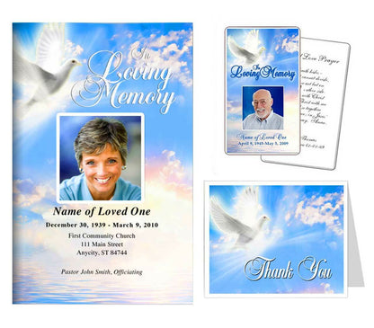 Funeral Templates Set - Peace.