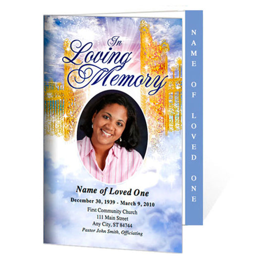 Pathway 4-Sided Funeral Graduated Program Template.