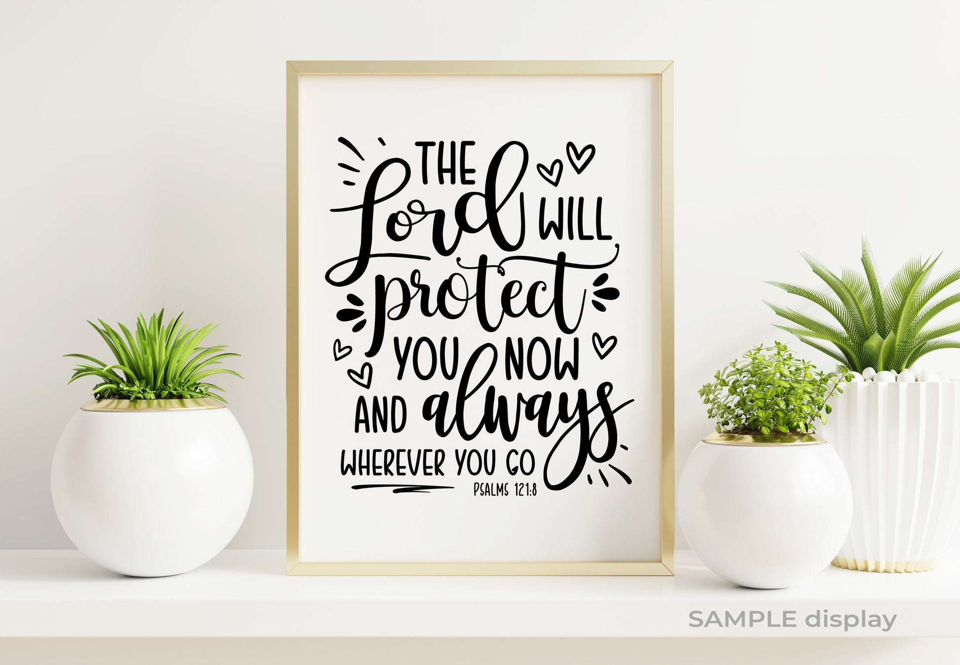 Protect You Bible Verse Word Art.