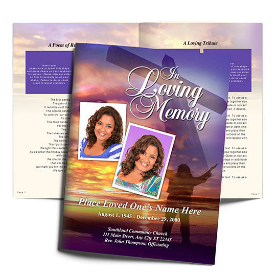 Worship Funeral Booklet Template – Funeral Program-Site Funeral ...